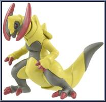 Haxorus from Pokemon - Monster Collection - MS Series manufactured by Tomy [Loose]