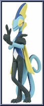 Inteleon from Pokemon - Monster Collection - MS Series manufactured by Tomy [Loose]