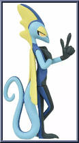Inteleon from Pokemon - Monster Collection - MS Series manufactured by Tomy [Loose]