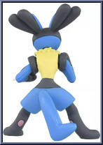 Lucario from Pokemon - Monster Collection - MS Series manufactured by Tomy [Loose]