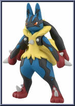 Mega Lucario from Pokemon - Monster Collection - MS Series manufactured by Tomy [Loose]