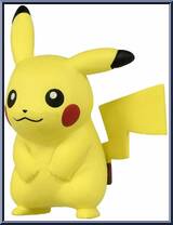 Pikachu from Pokemon - Monster Collection - MS Series manufactured by Tomy [Loose]