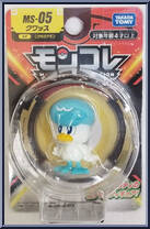 Quaxly from Pokemon - Monster Collection - MS Series manufactured by Tomy [Front]