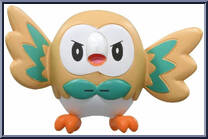 Rowlet from Pokemon - Monster Collection - MS Series manufactured by Tomy [Loose]