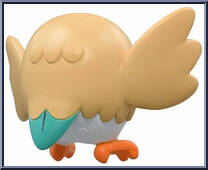 Rowlet from Pokemon - Monster Collection - MS Series manufactured by Tomy [Loose]