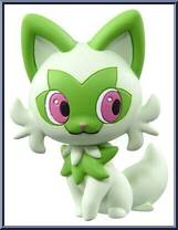 Sprigatito from Pokemon - Monster Collection - MS Series manufactured by Tomy [Loose]
