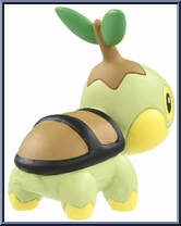 Turtwig from Pokemon - Monster Collection - MS Series manufactured by Tomy [Loose]