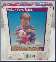 Baby's First Piglet from Pooh - Plush manufactured by Mattel [Back]