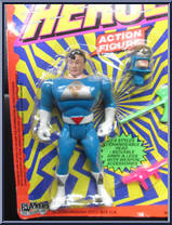 Blue Hero from Power Heroes - 5" Scale manufactured by Play Makers [Front]