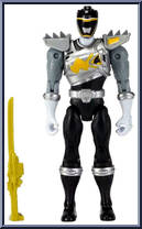 Dino Drive Black Ranger from Power Rangers Dino Charge - Dino Drive manufactured by Bandai [Loose]