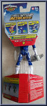 Double Strike Blue Ranger from Power Rangers Dino Charge - Basic Series manufactured by Bandai [Back]