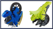 Dino Cycle and Gold Ranger from Power Rangers Dino Charge - Dino Cycles manufactured by Bandai [Loose]