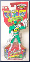 Double Strike Green Ranger from Power Rangers Dino Charge - Basic Series manufactured by Bandai [Front]