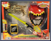 Red Ranger Deluxe Training Set from Power Rangers Dino Charge - Role Play manufactured by Bandai [Front]