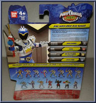 Blue Ranger from Power Rangers Dino Super Charge - Dino Super Drive manufactured by Bandai [Back]
