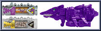 Plesiosaurus from Power Rangers Dino Super Charge - Dino Charger Power Pack - Series 1 manufactured by Bandai [Loose]