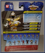 Silver Ranger from Power Rangers Dino Super Charge - Dino Super Drive manufactured by Bandai [Back]