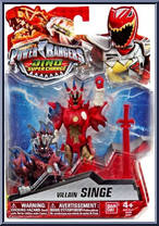 Villain Singe from Power Rangers Dino Super Charge - Villains manufactured by Bandai [Front]