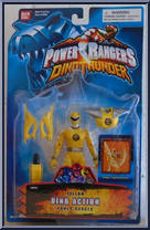 Yellow Dino Action Power Ranger Action Figure