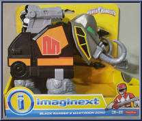 Black Ranger & Mastodon Zord Action Figure