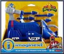 Blue Ranger & Triceratops Zord Action Figure