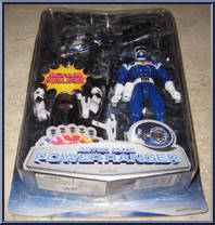 Astro Blue Power Ranger / Black Bonus Figure from Power Rangers in Space - Bonus Figures manufactured by Bandai [Front]