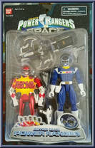 Astro Blue Power Ranger / Red Bonus Figure from Power Rangers in Space - Bonus Figures manufactured by Bandai [Front]