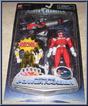 Astro Red Power Ranger / Yellow Bonus Figure from Power Rangers in Space - Bonus Figures manufactured by Bandai [Front]