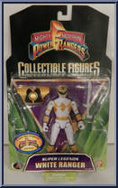 Super Legends White Ranger from Power Rangers Jungle Fury - Super Legends manufactured by Bandai [Front]