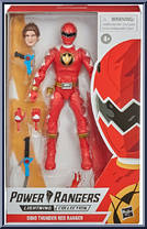 Dino Thunder Red Ranger from Power Rangers Lightning Collection - Dino Thunder manufactured by Hasbro [Front]