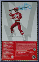 Mighty Morphin Red Ranger from Power Rangers Lightning Collection - Mighty Morphin manufactured by Hasbro [Back]