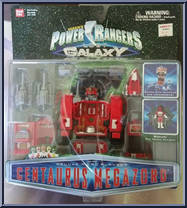 Centaurus Megazord from Power Rangers Lost Galaxy - Micro Playsets manufactured by Bandai [Front]