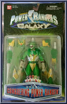 Green Conquering Power Ranger from Power Rangers Lost Galaxy - Conquering manufactured by Bandai [Front]
