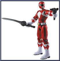 Metallic Force Mighty Morphin Red Ranger Action Figure