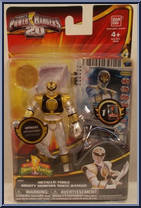 Metallic Force Mighty Morphin White Ranger Action Figure