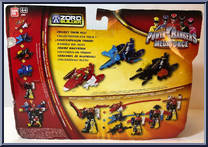 Sea Brothers Zord Vehicle and Blue Ranger from Power Rangers Megaforce - Vehicles manufactured by Bandai [Back]