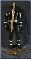 Black Ranger from Power Rangers Mighty Morphin - Alien Rangers manufactured by Bandai [Loose]