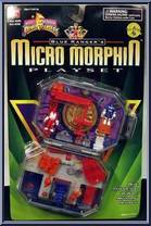 Blue Ranger from Power Rangers Mighty Morphin - Micro Morphin Playsets manufactured by Bandai [Front]