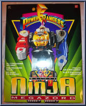 Deluxe Ninja MegaZord from Power Rangers Mighty Morphin - Zords manufactured by Bandai [Front]