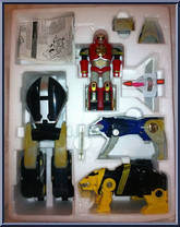 Deluxe Ninja MegaZord from Power Rangers Mighty Morphin - Zords manufactured by Bandai [Front]