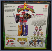 MegaZord from Power Rangers Mighty Morphin - Zords manufactured by Bandai [Back]