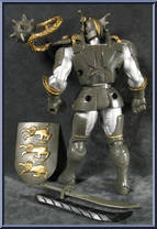 Sword Slashing Knasty Knight from Power Rangers Mighty Morphin - Evil Space Aliens - Series 1 manufactured by Bandai [Loose]