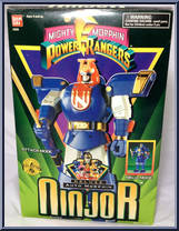 Ninjor from Power Rangers Mighty Morphin - Auto Morphin Deluxe manufactured by Bandai [Front]