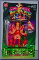 Missile-Launching Pete & Repeat from Power Rangers Mighty Morphin - Evil Space Aliens - Series 1 manufactured by Bandai [Front]