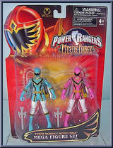 Blue / Pink from Power Rangers Mystic Force - Mega Figure Sets manufactured by Bandai [Front]