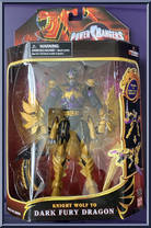 Knight Wolf to Dark Fury Dragon from Power Rangers Mystic Force - 6.5" Scale manufactured by Bandai [Front]