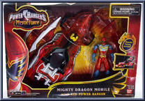 Mighty Dragon Mobile with Red Power Ranger from Power Rangers Mystic Force - Vehicles manufactured by Bandai [Front]