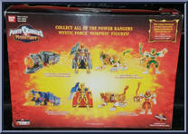 Mobile Lion Warrior with Dragon Fire Ranger from Power Rangers Mystic Force - Trackers manufactured by Bandai [Back]