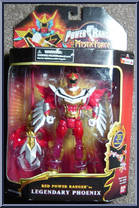Red Power Ranger to Legendary Phoenix from Power Rangers Mystic Force - 6.5" Scale manufactured by Bandai [Front]