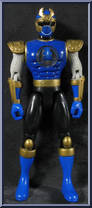 Navy Thunder Ninja Flash Power Ranger from Power Rangers Ninja Storm - Basic Series manufactured by Bandai [Loose]